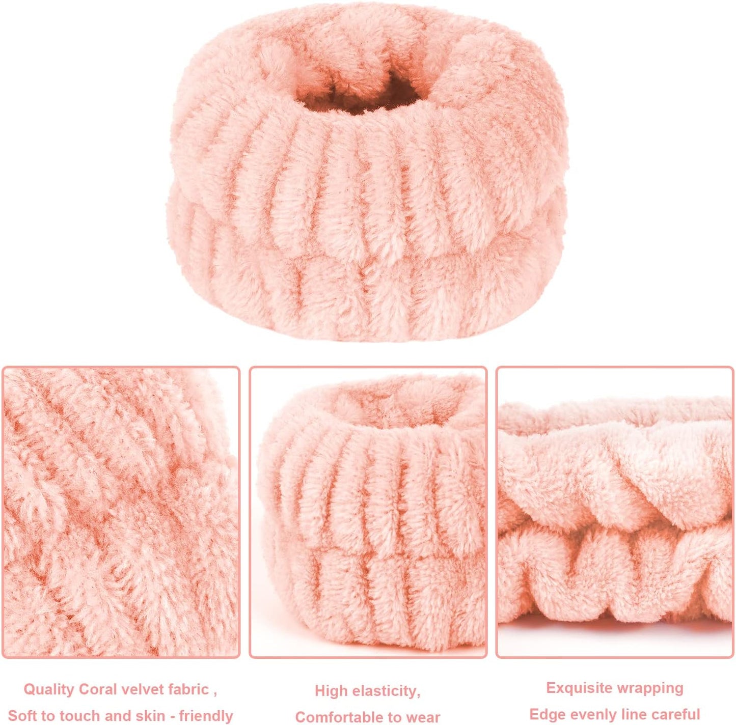 Luxe Hair and Wrist Band Face Washer Set