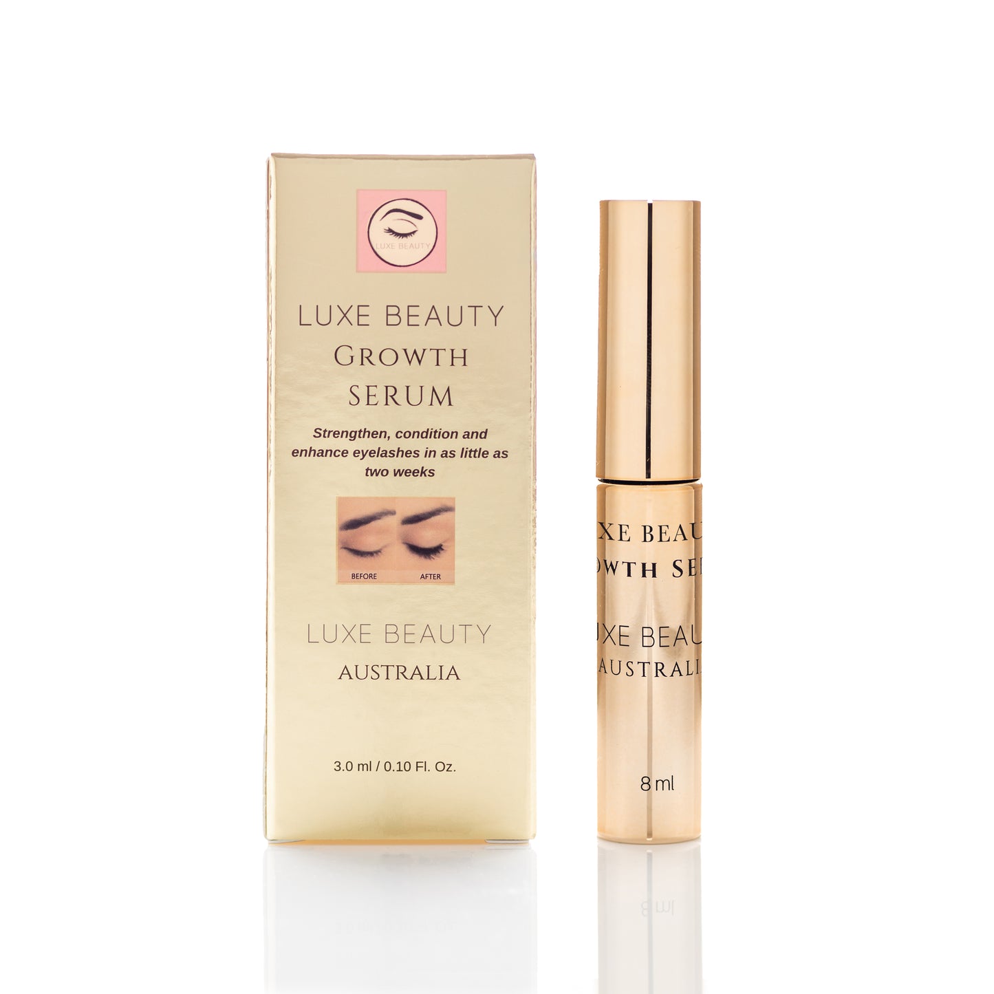 Luxe Beauty Lash + Brow Growth Serum