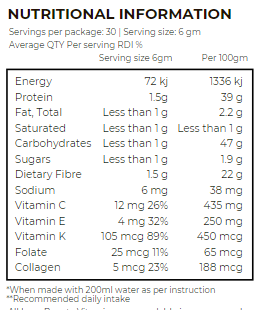 Luxe Organic Super Reds Powder