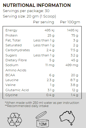 Luxe Beauty Vanilla Protein Powder