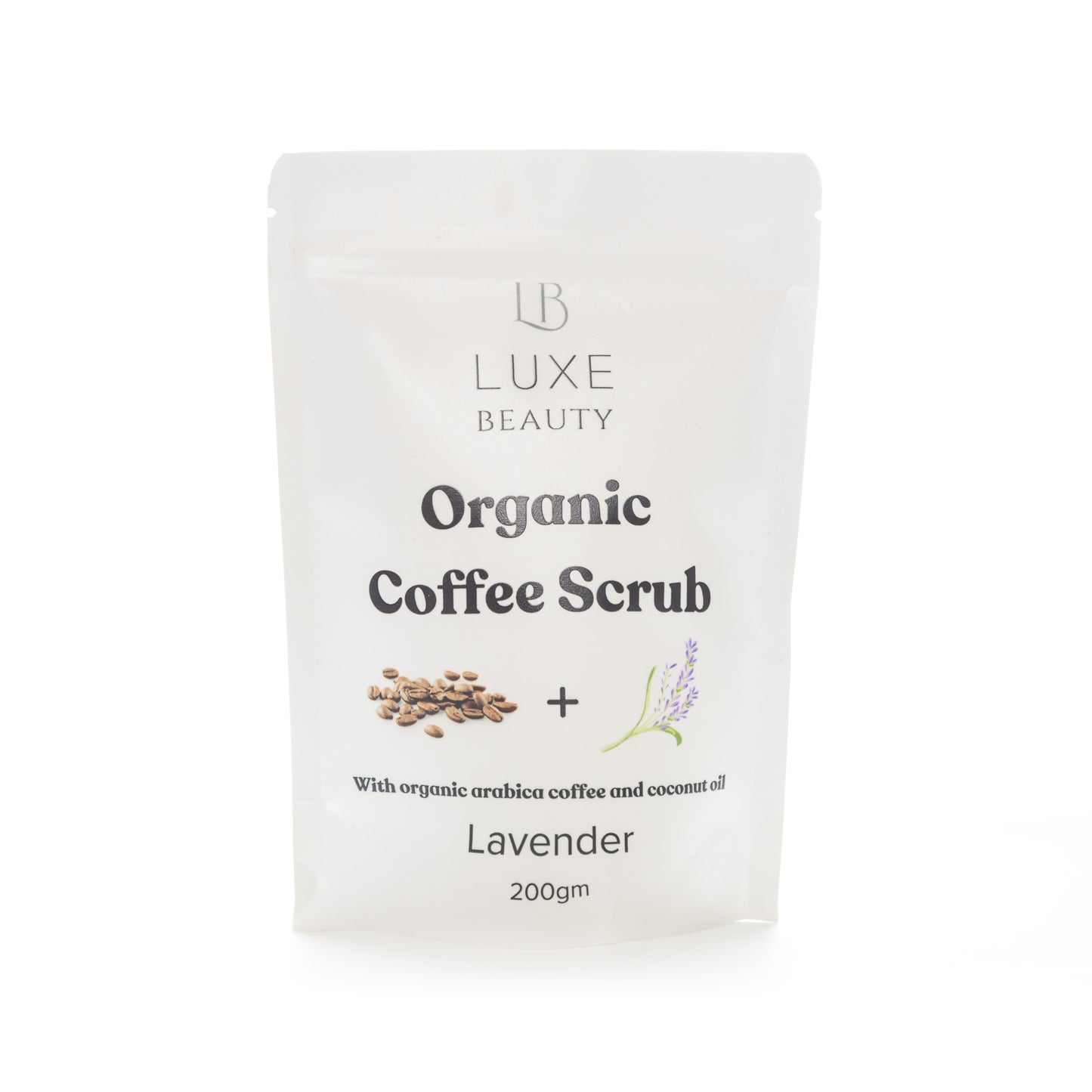 Luxe Beauty Lavender Coffee Scrub